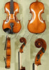 Beginner 'GENIAL 1-Oil' Model, a Gliga Violin Handmade in Romania, Beginning Student Level, Hand Varnished, Hand Inlaid Purfling, Hand Carved Solid European Wood, Ready-To-Play