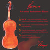 Advanced 'GAMA' Model, a Gliga Violin Handmade in Romania, Concert Orchestra Level, Hand Varnished, Hand Inlaid Purfling, Hand Carved Solid European Wood, Ready-To-Play